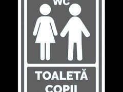 Indicator gri pentru  toaleta copii